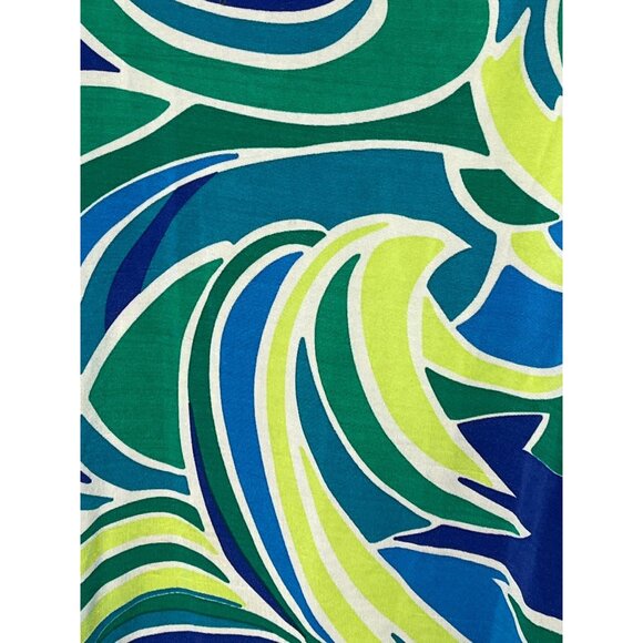 Lucidez Women’s XS (2) Green Blue Boho Shift Mini Dress - Picture 6 of 12